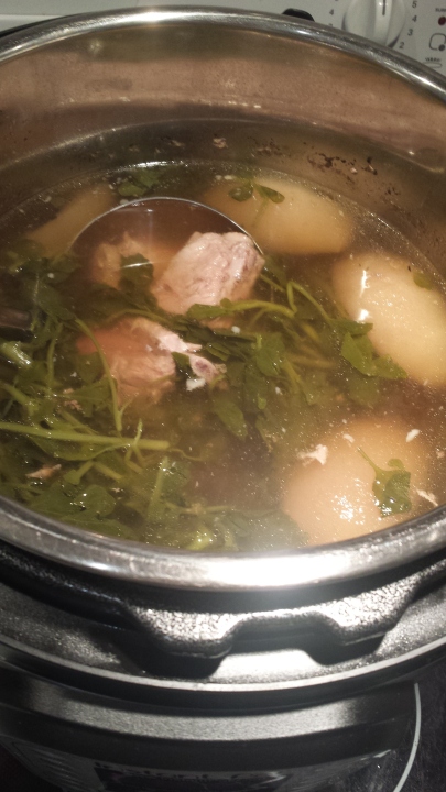 pork watercress pear soup